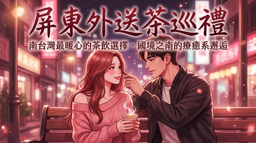屏東外送茶： 屏東外送茶巡禮｜南台灣最暖心的茶飲選擇，國境之南的療癒系邂逅。