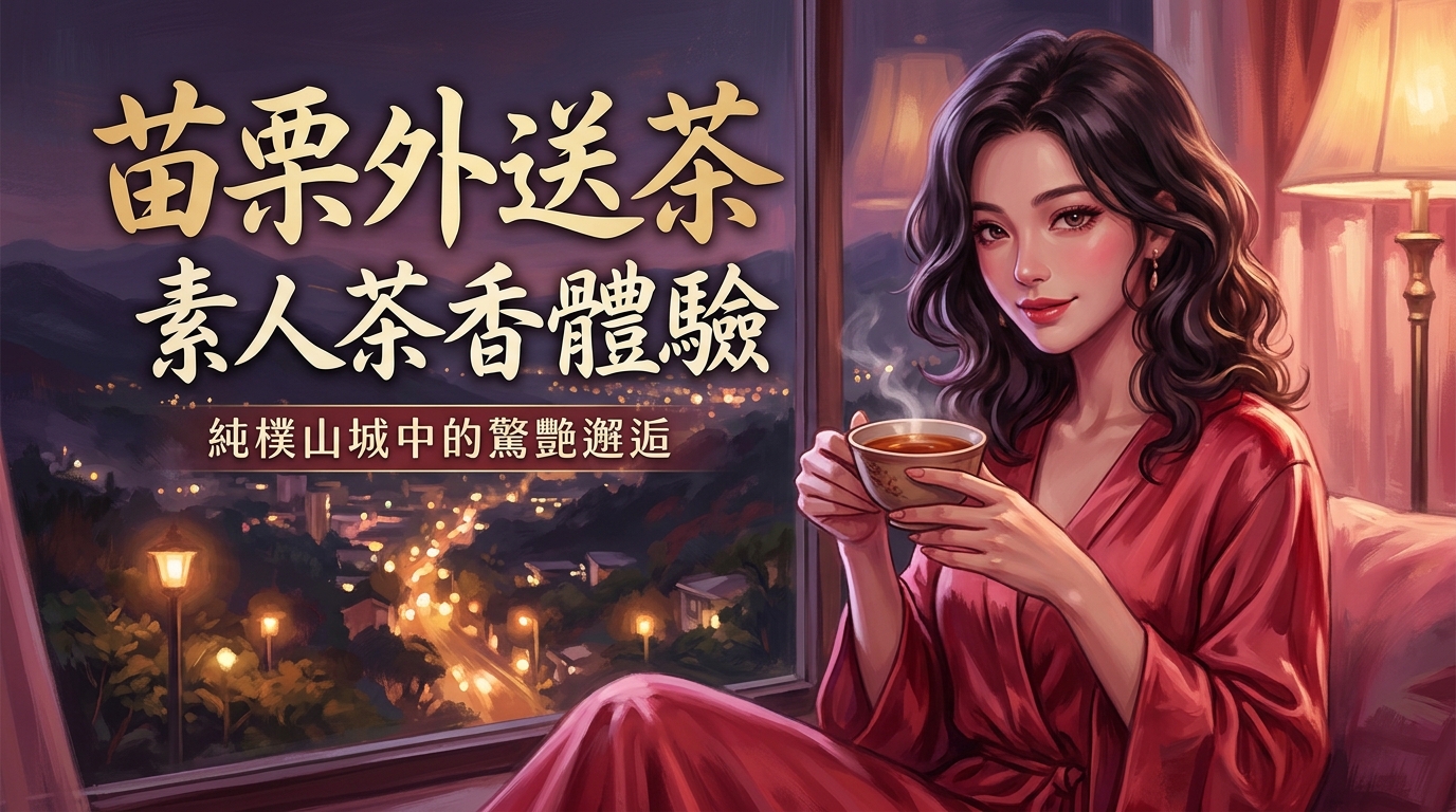 苗栗外送茶嚴選｜純樸山城中的驚艷邂逅，最真實的素人茶香體驗。