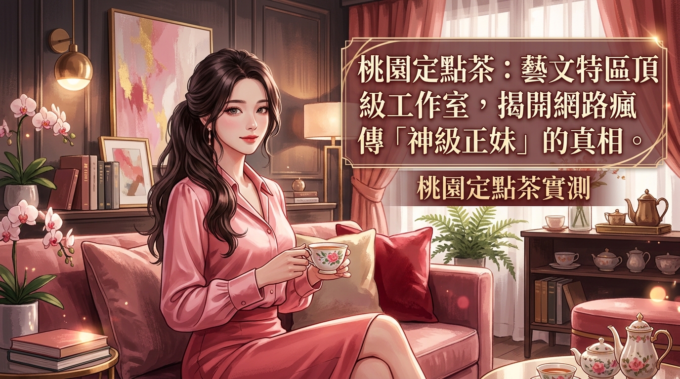 桃園定點茶實測｜藝文特區頂級工作室，揭開網路瘋傳「神級正妹」的真相。