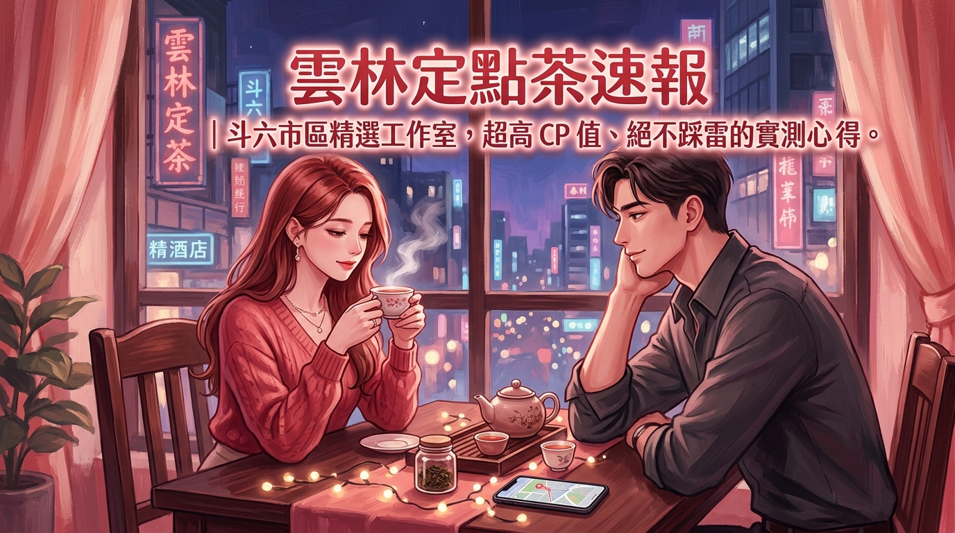 雲林定點茶: 雲林定點茶速報|斗六市區精選工作室,超高 CP 值、絕不踩雷的實測心得。