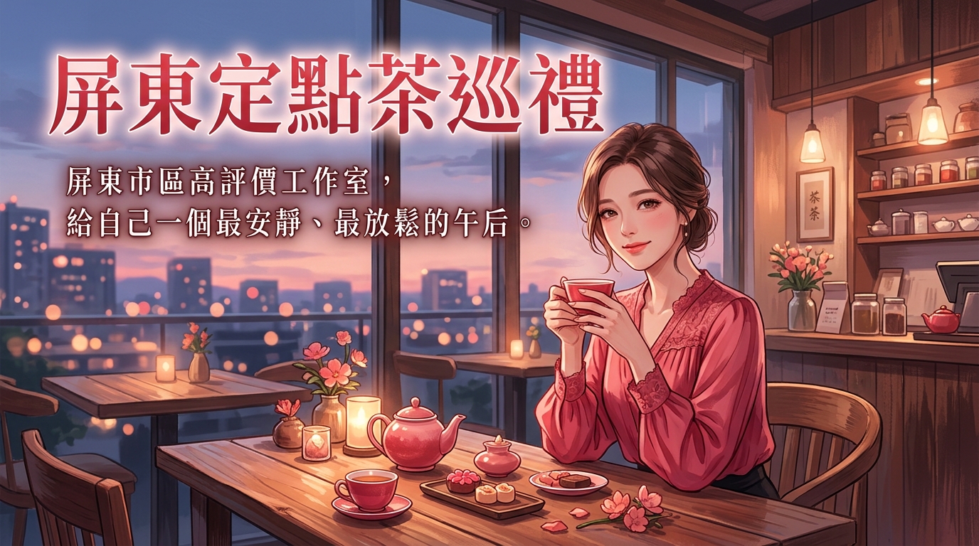 屏東定點茶： 屏東定點茶巡禮｜屏東市區高評價工作室，給自己一個最安靜、最放鬆的午后。