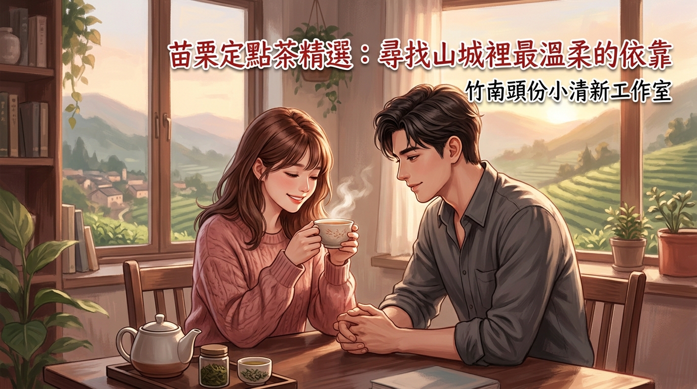 苗栗定點茶： 苗栗定點茶精選｜竹南頭份小清新工作室，尋找山城裡最溫柔的依靠。
