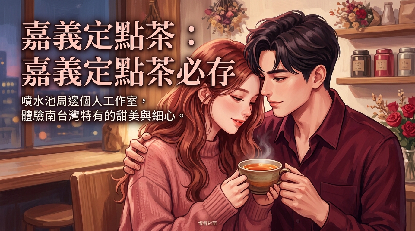 嘉義定點茶： 嘉義定點茶必存｜噴水池周邊個人工作室，體驗南台灣特有的甜美與細心。