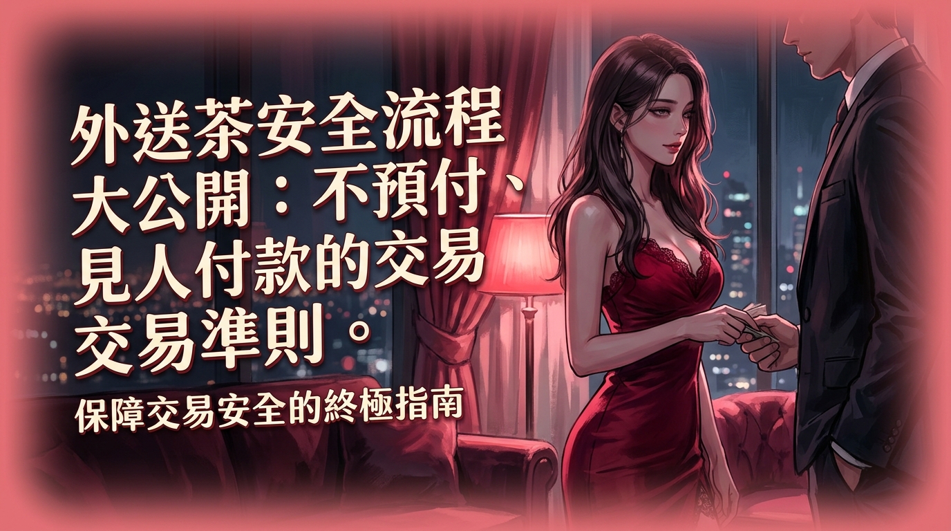 外送茶安全流程大公開：不預付、見人付款的交易準則。