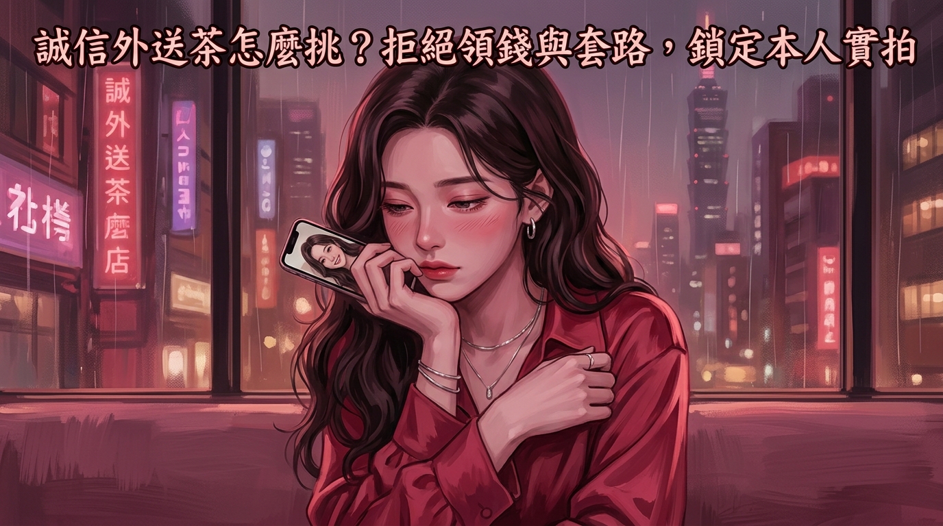 誠信外送茶怎麼挑？拒絕領錢與套路，鎖定本人實拍。