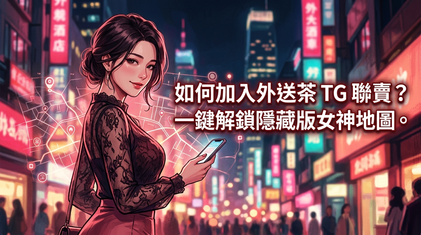 如何加入外送茶 TG 聯賣？一鍵解鎖隱藏版女神地圖。