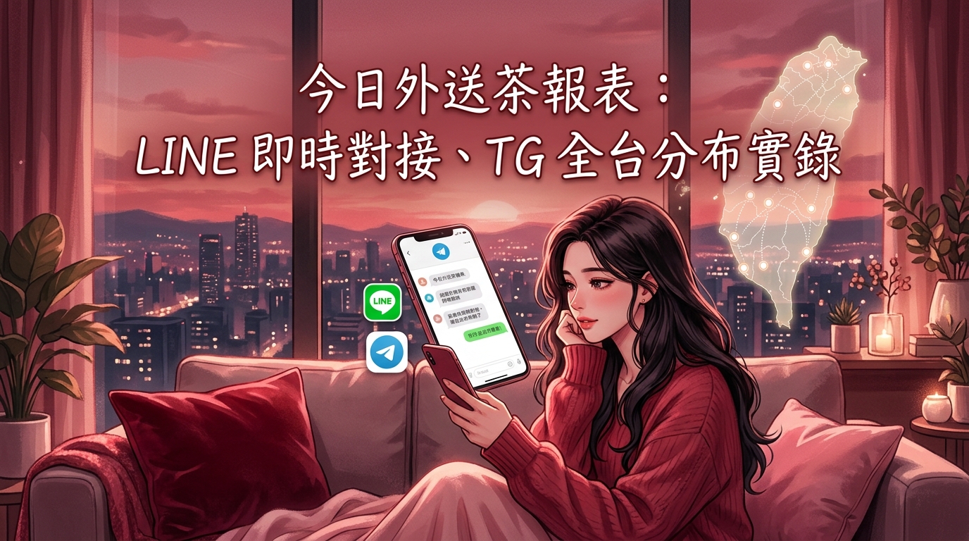 今日外送茶報表：LINE 即時對接、TG 全台分布實錄。