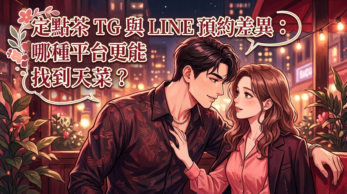 定點茶 TG 與 LINE 預約差異：哪種平台更能找到天菜？