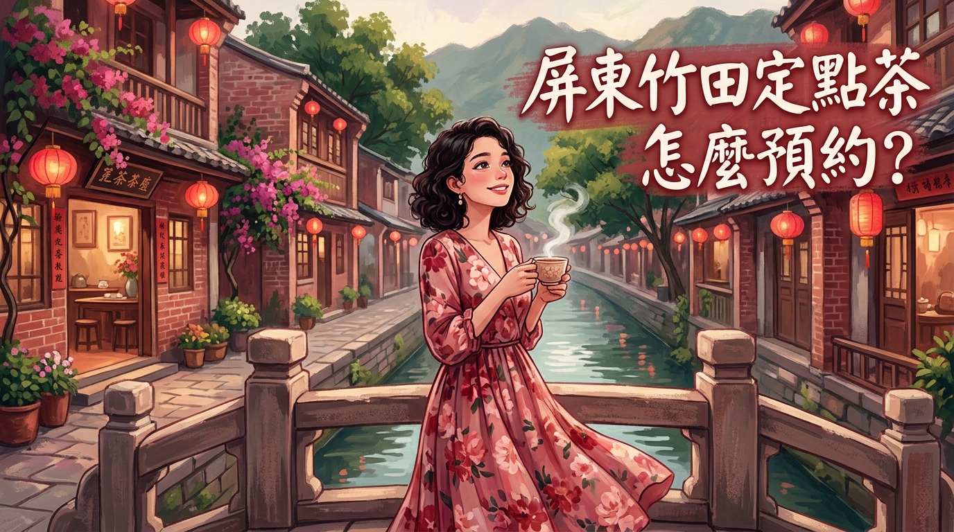 屏東竹田定點茶怎麼預約?