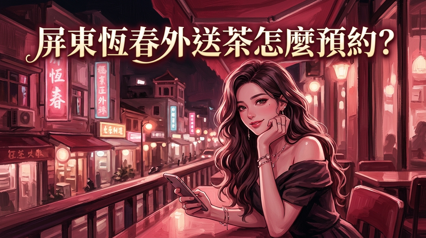 屏東恆春外送茶怎麼預約?