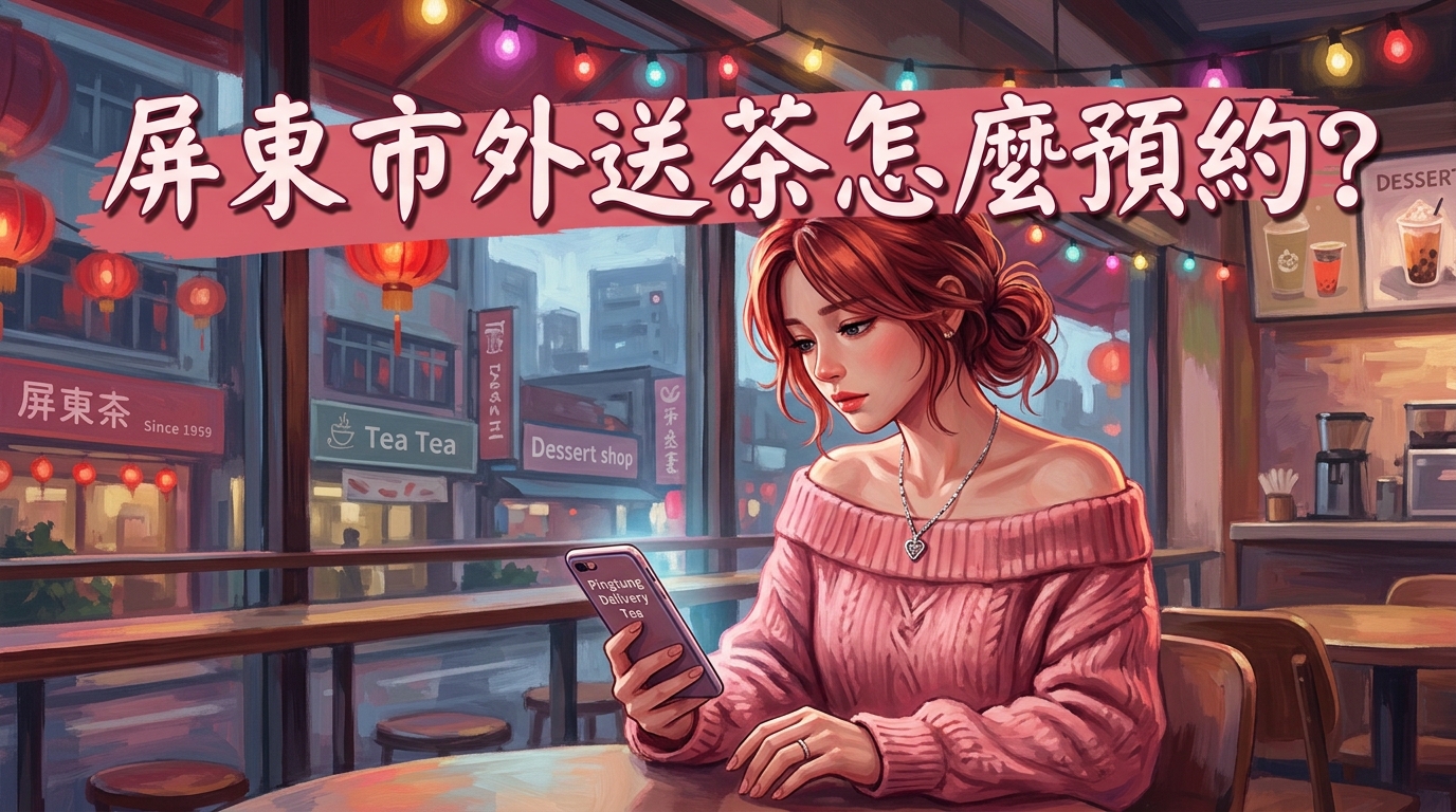 屏東市外送茶怎麼預約?