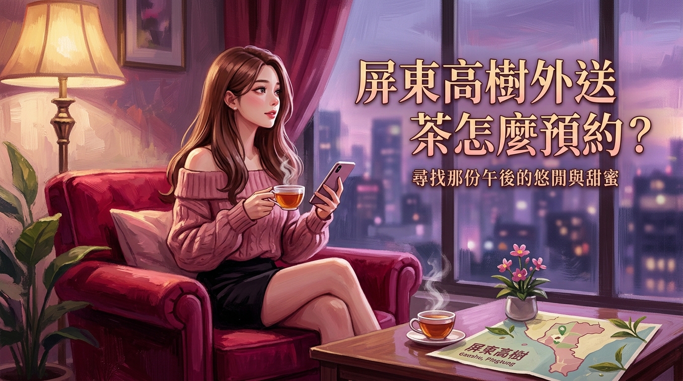 屏東高樹外送茶怎麼預約?