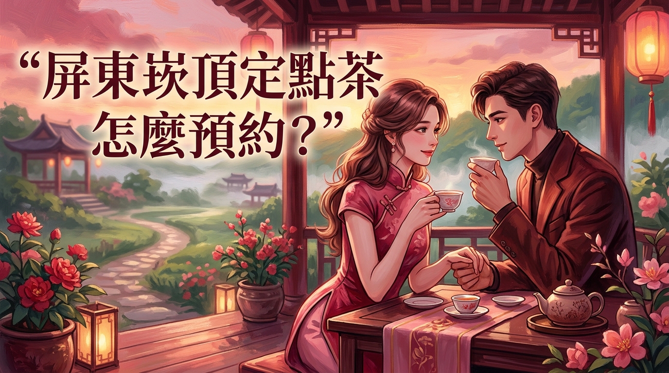 屏東崁頂定點茶怎麼預約?