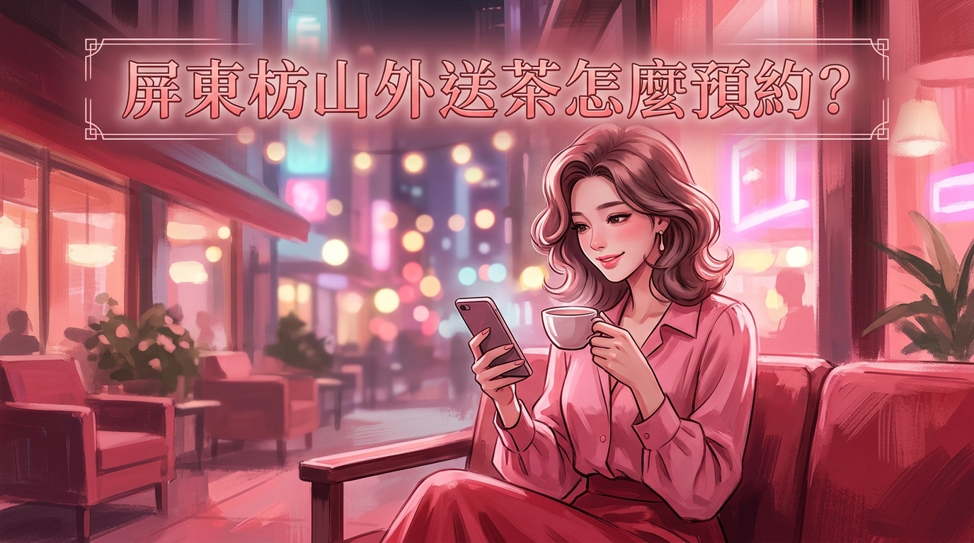 屏東枋山外送茶怎麼預約?