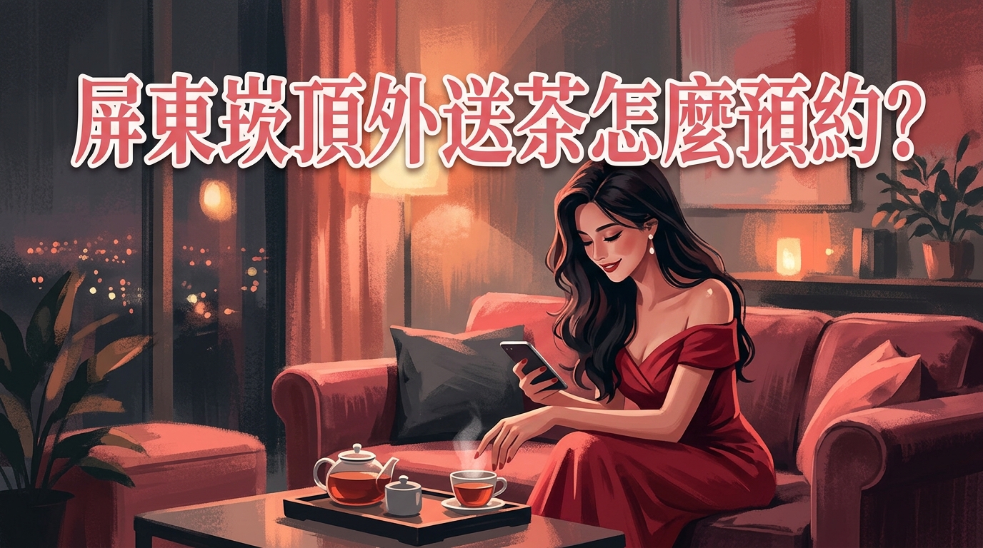 屏東崁頂外送茶怎麼預約?