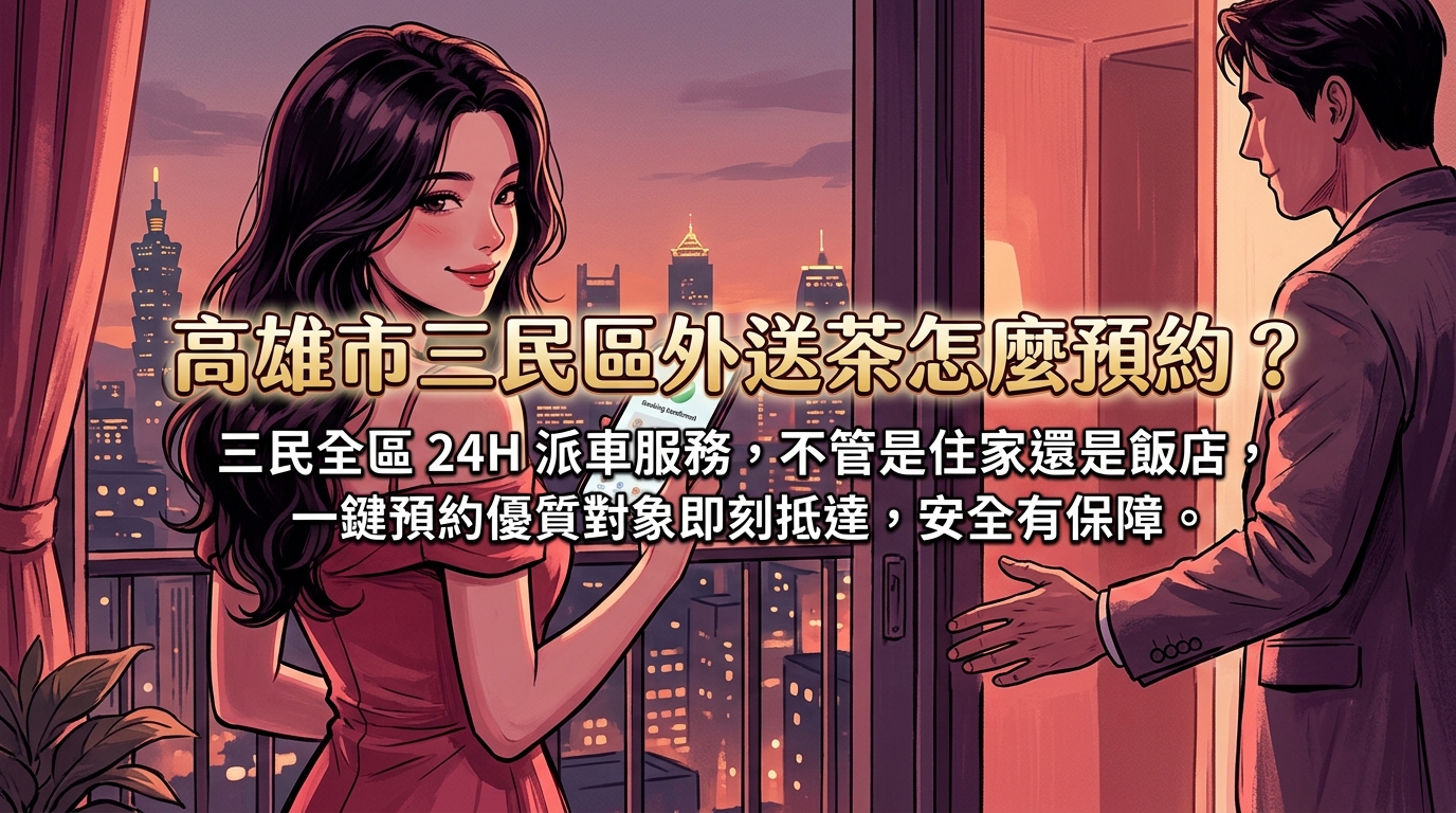 高雄市三民區外送茶怎麼預約？ 三民全區 24H 派車服務，不管是住家還是飯店，一鍵預約優質對象即刻抵達，安全有保障。