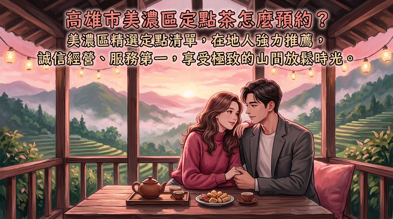 高雄市美濃區定點茶怎麼預約？ 美濃區精選定點清單，在地人強力推薦，誠信經營、服務第一，享受極致的山間放鬆時光。