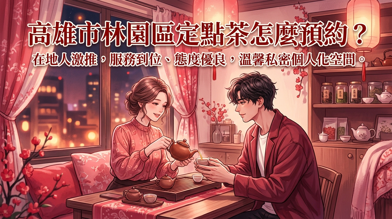 高雄市林園區定點茶怎麼預約? 林園在地人激推定點,服務到位、態度優良,提供最溫馨且私密的個人化預約空間。