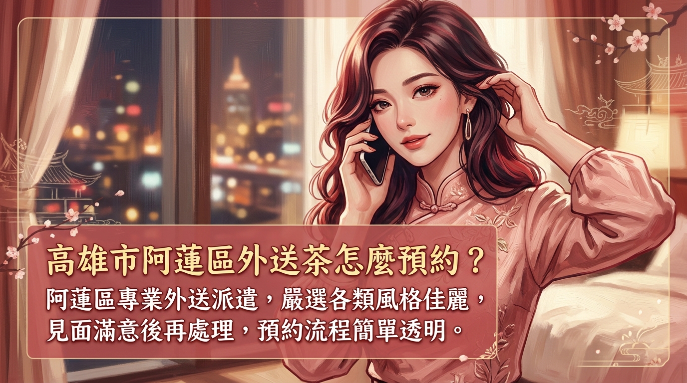 高雄市阿蓮區外送茶怎麼預約？ 阿蓮區專業外送派遣，嚴選各類風格佳麗，見面滿意後再處理，預約流程簡單透明。